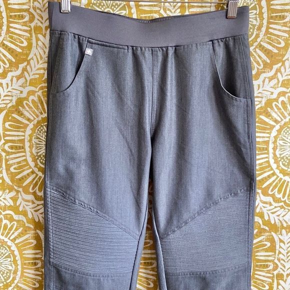 FIGS Technical Collection Kanye Moto Scrub Pants Limited Edition Graphite Gray S - Picture 6 of 12